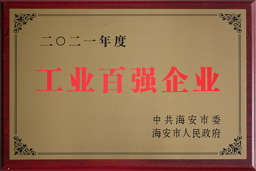2021年度市工业百强企业