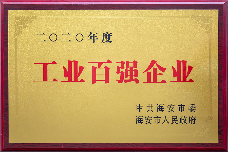 2020年度市工业百强企业