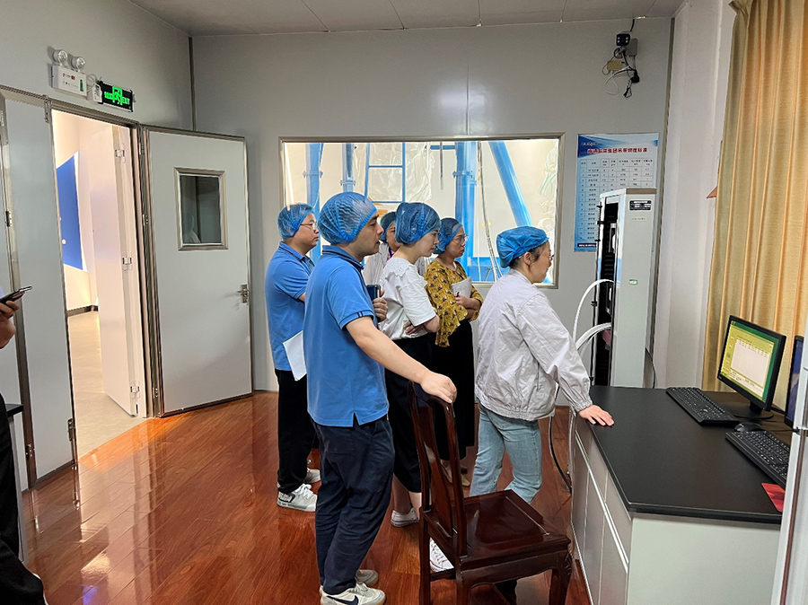 2023年6月13日浙江华康药业股份有限公司品管、采购部门负责人一行到我司审核